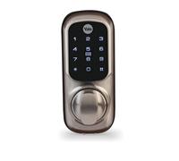 Yale Keyless Connected Ready Smart Door Lock, Smart Living YD-01-CON-NOMOD-SN, Touch Keypad, Pin Code Access Lock, Thumbturn Operation, Nightlatch Sa