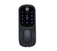 Yale Keyless Connected Smart Door Lock - No Subscription Required - Matt Black, Black