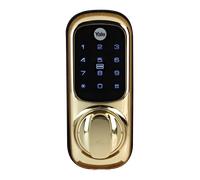 Keyless Lock Push Button, Yale - Keyless Connected Smart Door Locks, Colour Polished Brass
