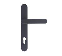 Yale Linus L2 Black Aluminium Lever On Backplate Handle (L)126mm (D)60mm