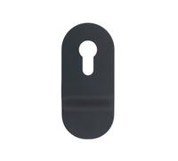 Yale Linus L2 Black Aluminium Oval Door Escutcheon