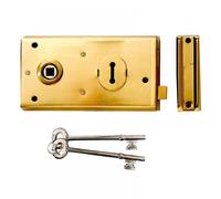 Yale Locks 60401305078 P401 Rim Lock Black Finish 138 X 76Mm Visi