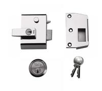 Yale Locks 630002205402 P2 Double Locking Nightlatch 40Mm Backset Dmg/Pb Finish Visi