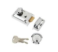 Yale Locks 77 Traditional Nightlatch Multi Colour (Chrome Finish 60mm Backset Visi)