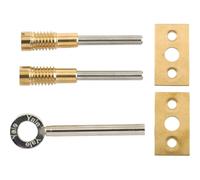 Yale Locks 8013 Dual Screw Window Lock Brass Finish (2 Pack)