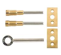 Yale Locks 8013 Dual Screw Window Lock Brass Finish (2 Pack)