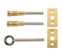 Yale Locks 8013 Dual Screw Window Lock Brass Finish Pack of 2