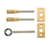 Yale Locks 8013 Dual Screw Window Lock Brass Finish Pack Of 2 - Multi Colour - Brass Finish Pack Of 2 - Multi Colour
