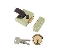 Yale Locks 85 Series Deadlocking Nightlatch Brlux, Chrome Or Dark Metal Grey (Dmg) (40mm Backset Box)