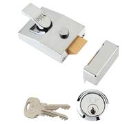 Yale Locks 89 Deadlock Nightlatch 60mm Backset Brasslux Finish Box