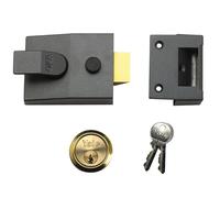 Yale Locks - 89 Deadlock Nightlatch 60mm Backset DMG Finish Box