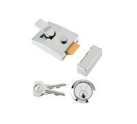 Yale Locks 89 Series Deadlocking Nightlatch in Metallics Yale Locks Metallics