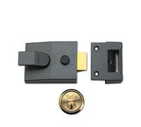 Yale Deadlock Nightlatch 89DMGPB – DMG Brass Cylinder, 60mm Backset (Boxed)