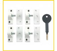Yale Locks 8K118 Economy Window Lock White Finish Pack 4 Visi Pack