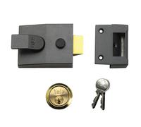 Yale Locks 91 Basic Nightlatch 60mm Backset Dmg Finish Box Yale Locks Multicolor