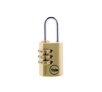Yale Locks Brass Combination Padlock