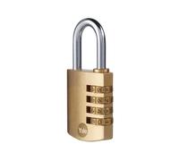 Yale Locks Brass Combination Padlock 40mm
