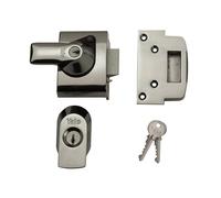 Yale Locks Bs2 British Standard Nightlatch Multi Colour (40mm Chrome Finish Visi)