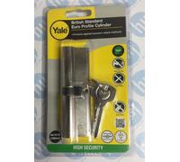 YALE British Standard Cylinder Door Euro Lock - 40/10/45 (100mm) PKM4545-NP