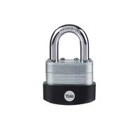 Yale Locks High Security Laminated Steel Padlock Multi Colour (50mm)