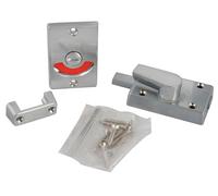 Yale Locks - Indicator Bolt for Bathrooms or W.C Doors Satin Chrome P127