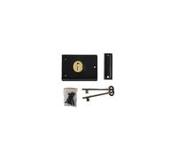 Yale Locks P-402-BK P402 Rim Lock Black Finish 102 x 76mm Visi