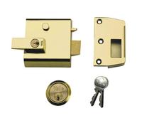 Yale Locks P1 Double Security Nightlatch Multi Colour (Brlux Finish 60mm Backset Visi)
