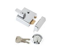 Yale Locks P1 Double Security Nightlatch Multi Colour (Chrome Finish 60mm Backset Visi)