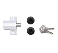 Yale Locks P114 Patio Door Lock White Finish Visi-Pack Grey Or White (White Finish)