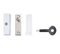 Yale Locks P118 Auto Window Lock White Finish Pack Of 2 - White - White Finish Pack of 2 - White