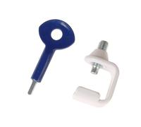 Yale Locks P121 Window Stay Clamp in White Yale Locks White