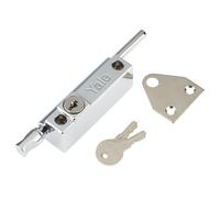 Yale Locks P124 Door Push Bolt Multi Colour (Chrome Finish Visi)