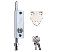 Yale Locks P124 Door Push Bolt White Finish Visi