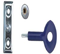 Yale Locks P2P111SC Window Staylocks - Satin Chrome Finish (Pack of 2)
