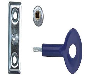 Yale Locks P2P111SC Window Staylocks - Satin Chrome Finish (Pack of 2)