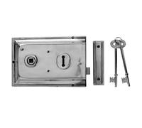 Yale Locks P334 Rim Lock 156 X 104mm in Grey Yale Locks Grey