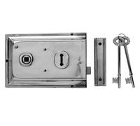 Yale Locks - P334 Rim Lock Chrome Finish 156 x 104mm Visi