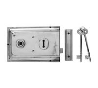 Yale Locks 60334305162 P334 Rim Lock Chrome Finish 156 X 104Mm Visi