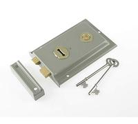 Yale Locks P334 Rim Lock Grey Finish 156 x 104 mm Visi Pack