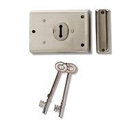 Yale Locks 60402305077 P402 Rim Lock Grey Finish 102 X 76Mm Visi