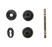 Yale Locks P405 Rim Knob - Black - Black