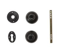 Yale Locks P405 Rim Knob in Black Yale Locks Black