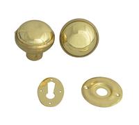 Yale Locks P405 Rim Knob - Polished Brass - Polished Brass