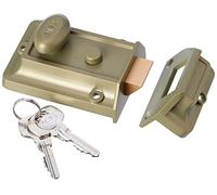 Yale Locks P77 Traditional Nightlatch ENB/PB Cylinder 60 mm Backset Visi Pack