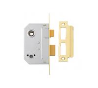 Yale Locks PM236 Bathroom 2 Lever Sashlock Polished Brass 67mm 2.5in YALPM236PB