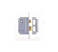 Yale Locks PM236CH25 Bathroom 2 Lever Sash Lock 2.5-inch - Polished Chrome Finish