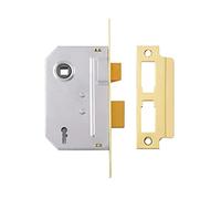Yale Locks PM246PB25 Internal 2 Lever Mortice Sash Lock 67mm 2.5-inch - Polished Brass Finish
