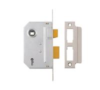 Yale Mortice Sash Lock PM320CH30 3-Lever 80mm (3-inch) Polished Chrome