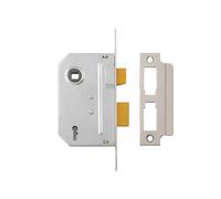 Yale Mortice Sash Lock PM320CH30 3-Lever 80mm (3-inch) Polished Chrome