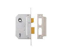 Yale Locks PM320CH30 3 Lever Mortice Sash Lock 80mm 3-inch - Polished Chrome Finish